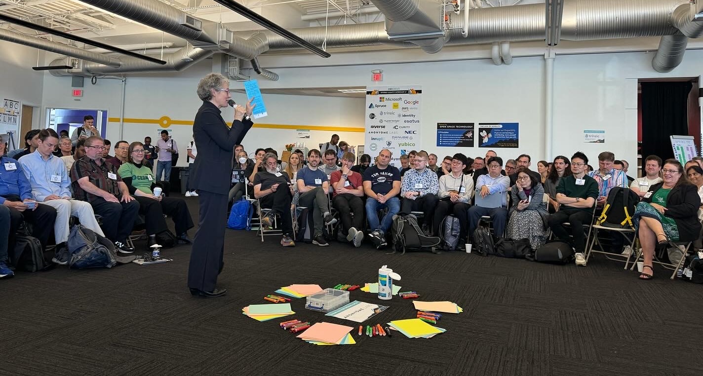 Heidi facilitating opening circle